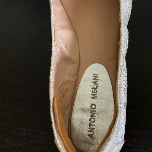 Antonio Melani Petra Flat Leather Shoes Size 8.5, Fits Size 8 Foot - Picture 7 of 10